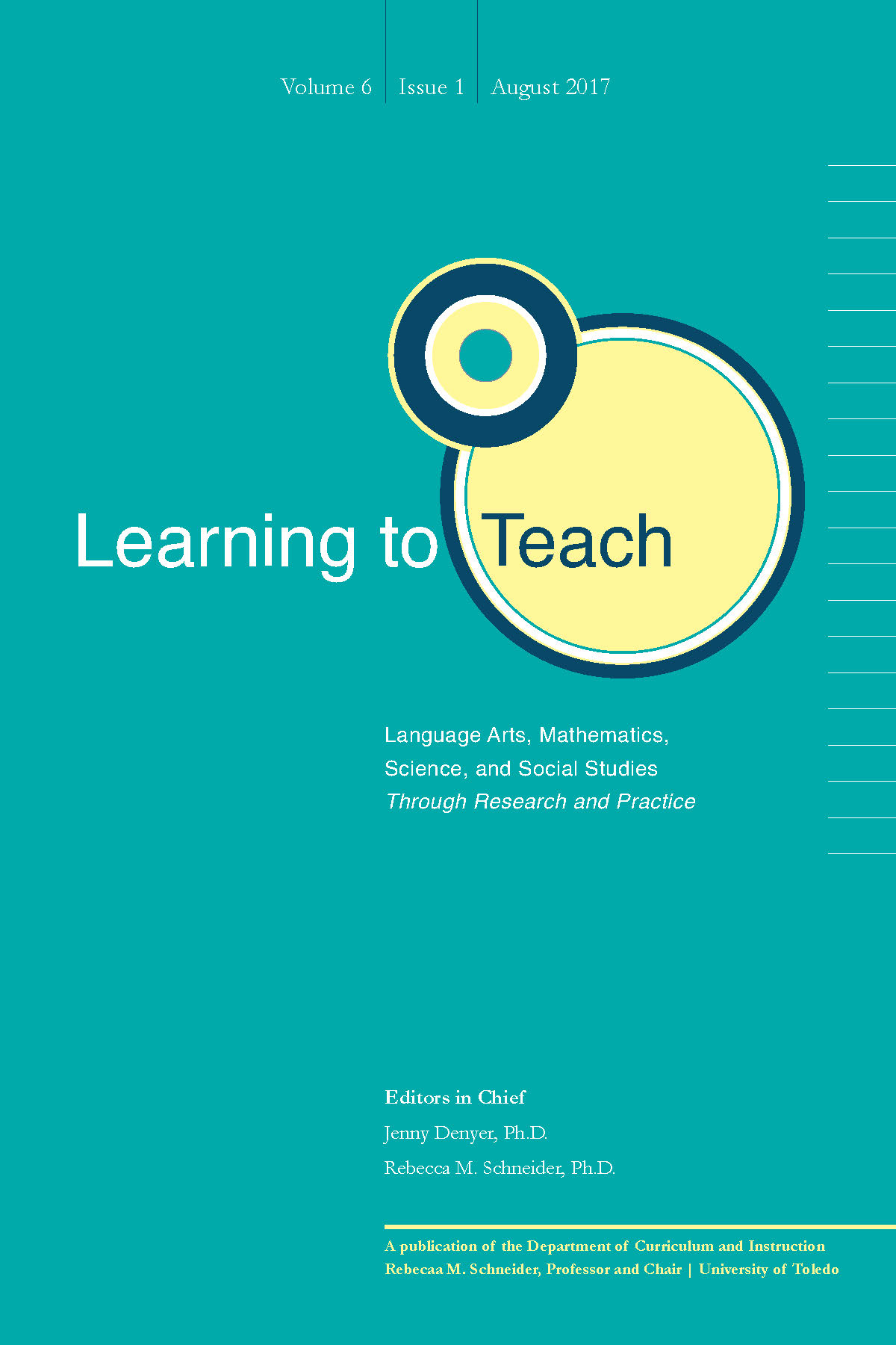 					View Vol. 6 No. 1 (2017): Learning to Teach Language Arts, Mathematics, Science, and Social Studies Through Research and Practice
				